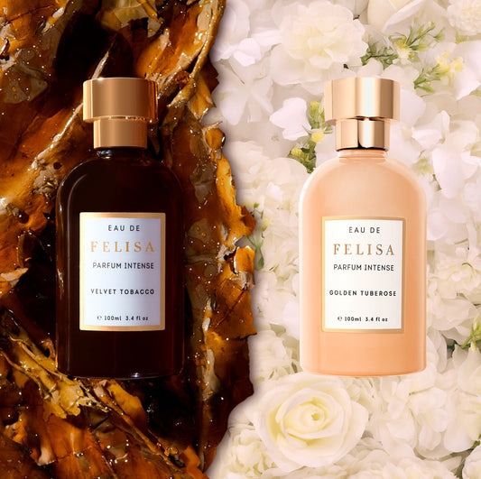 Kit Layering Intense & Unissex: Golden Tuberose + Velvet Tobacco